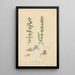 Scutellaria parvula by William Jackson Hooker — framed artwork on a wall