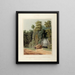 An accident de la route: an overview of an opening in the primitive forest - William James Bennett — framed artwork on a wall