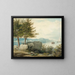 Weehawken depuis Turtle Grove - William James Bennett — framed artwork on a wall