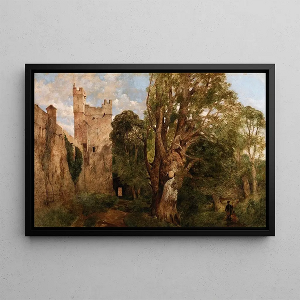 Château de Naworth, Cumbria - William James Blacklock — framed artwork on a wall