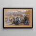 Afternoon at Coney Island - William James Glackens — framed artwork on a wall