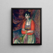 Armenian girl - William James Glackens — framed artwork on a wall