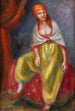 Young girl in oriental costume - William James Glackens — artwork view