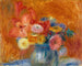 Green floral painting - William James Glackens — artwork view