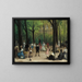 Gardens of Luxembourg - William James Glackens — framed artwork on a wall