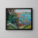 Riverbank Painting - William James Glackens — framed artwork on a wall