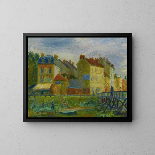 Samois-sur-Seine - William James Glackens — framed artwork on a wall