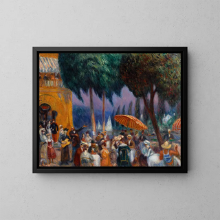 Sunday on the Marne - William James Glackens — framed artwork on a wall