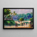La Balustrade, Jardins du Luxembourg - William James Glackens — framed artwork on a wall