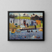 L'heure du bain, Chester, Nova Scotia - William James Glackens — framed artwork on a wall