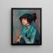 La Brune - William James Glackens — framed artwork on a wall