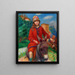 La Promenade - William James Glackens — framed artwork on a wall
