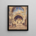Interior of the Church of San Benedetto Subiaco - William James Müller — framed artwork on a wall