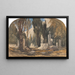 Near the caravan bridge in Smyrna - William James Müller — framed artwork on a wall
