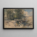 The Bridge - William James Müller — framed artwork on a wall