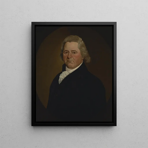 Portrait painting of Judge Pierpont Edwards - William Jennys — framed artwork on a wall