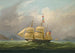 The Sylph Boat belonging to M. Alexander Robertson off Macao, China - William John Huggins — artwork view