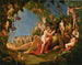 Scene from a Midsummer Night's Dream, come sit on this flowery bed - William John Montaigne — artwork view