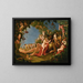 Scene from a Midsummer Night's Dream, come sit on this flowery bed - William John Montaigne — framed artwork on a wall