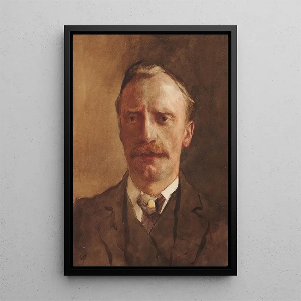 Portrait Painting of M. Sullivan - William John Wainwright — framed artwork on a wall