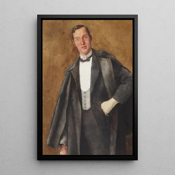 Study for the portrait of Barry Jackson - William John Wainwright — framed artwork on a wall