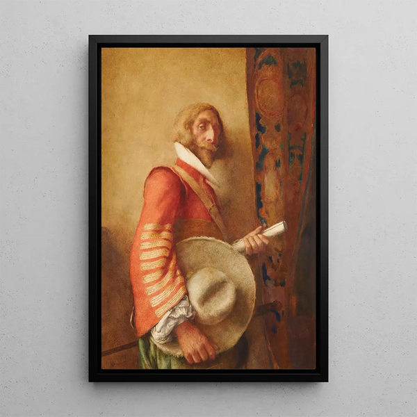 The Messenger - William John Wainwright — framed artwork on a wall