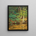 on the Swift River in Tamworth NH - William Johnson Bixbee — framed artwork on a wall