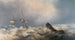 Shipwreck off the coast in winter - William Joy — artwork view