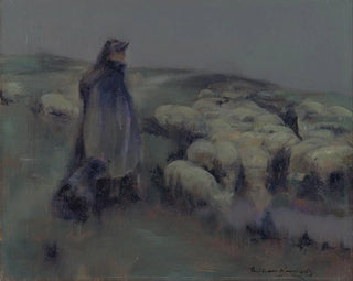A shepherdess - William Kennedy — artwork view