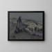 A shepherdess - William Kennedy — framed artwork on a wall