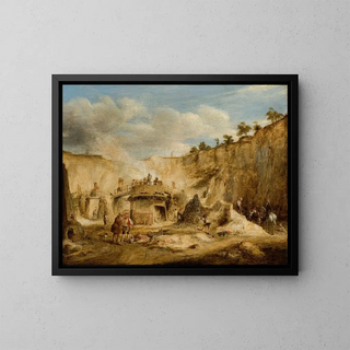 Carrière de Craigleith - William Kidd — framed artwork on a wall