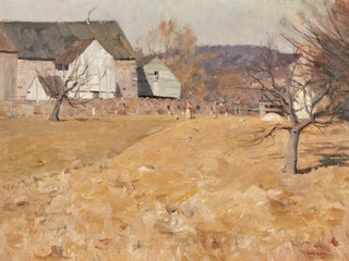 Nourrir les poules - William Langson Lathrop — artwork view