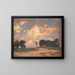 The Bûcher - William Langson Lathrop — framed artwork on a wall