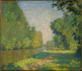 The towpath - William Langson Lathrop — artwork view