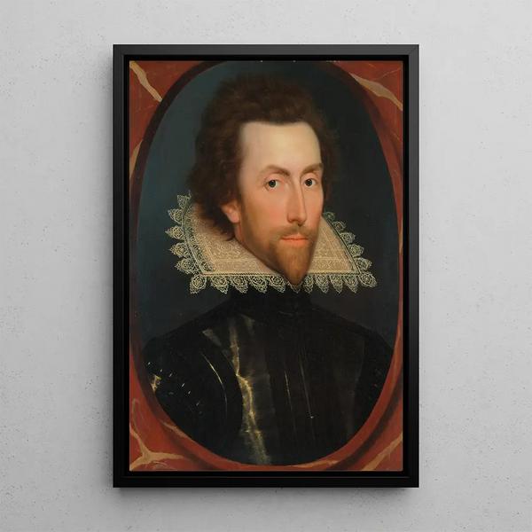 Grey Brydges 5th Baron Chandos of Sudeley Castle Gloucestershire - William Larkin — framed artwork on a wall