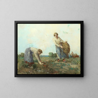 Harvest of Turnips - William Lee-Hankey — framed artwork on a wall