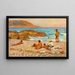 Boys bathing - William Logsdail — framed artwork on a wall