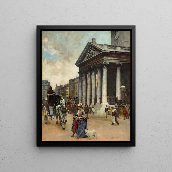 St Martin-in-the-Fields - William Logsdail — framed artwork on a wall