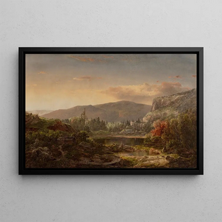 William Louis Sonntag - Mountain Landscape Upper Hudson River.webp