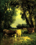 A Quiet Corner - William M. Hart — artwork view