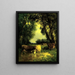 A Quiet Corner - William M. Hart — framed artwork on a wall