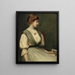 Portrait Painting of Nora Allen - William Mainwaring Palin — framed artwork on a wall