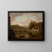 Château sur le Rhône, France - William Marlow — framed artwork on a wall