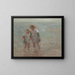 Bathers - William Marshall Brown — framed artwork on a wall