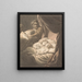 Les Princes dans la Tour - William Marshall Craig — framed artwork on a wall