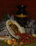 Still life with strawberries and lilacs - William Mason Brown — artwork view