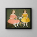 Les Sœurs Burnish - William Matthew Prior — framed artwork on a wall