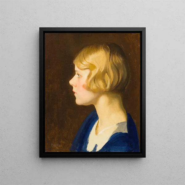 Edna - William McGregor Paxton — framed artwork on a wall