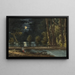 Le Chickahominy, pont supérieur de Sumners - William McIlvaine — framed artwork on a wall
