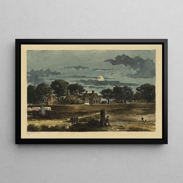 Yorktown, Virginia - William McIlvaine — framed artwork on a wall